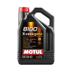 109775 MOTUL 8100 X-CESS GEN2 5W40 109776 motul 8100 x-cess gen2 5w40
