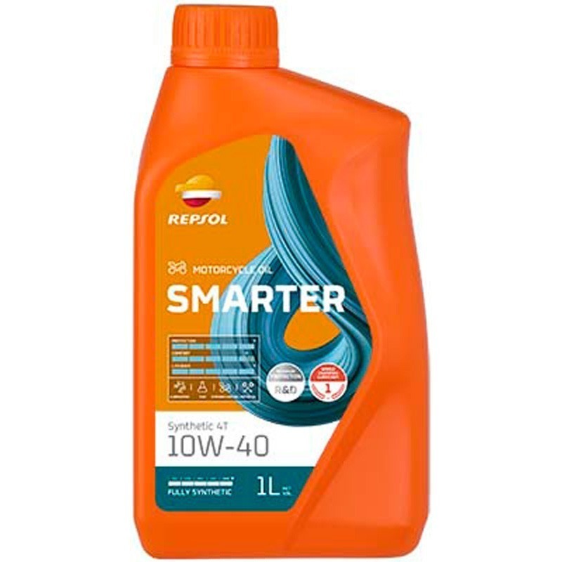 RPP2064MHC Масло Repsol SMARTER SYNTHETIC 4T 10W40, 1л канистра Rpp2064mhc smarter synthetic 4t 10w 40 1l