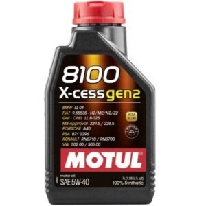 109774 MOTUL 8100 X-CESS GEN2 5W40 109774 motul 8100 x-cess gen2 5w40