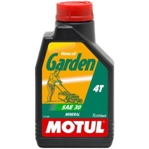 102787 Масло MOTUL GARDEN 4T SAE30 моторное, минеральное для четырехтактных двигателей садовой техники, 1 литра